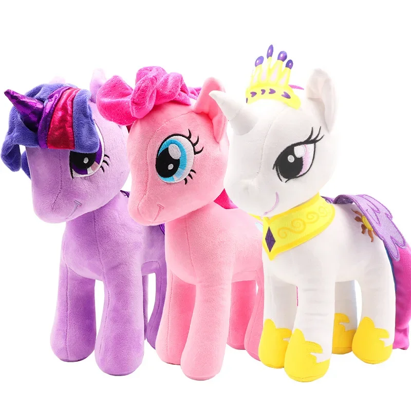 In Stock My Little Pony super soft Plush Toy Doll Unicorn Sleep Pillow Rag Doll Children Girls Doll Handmade Gift