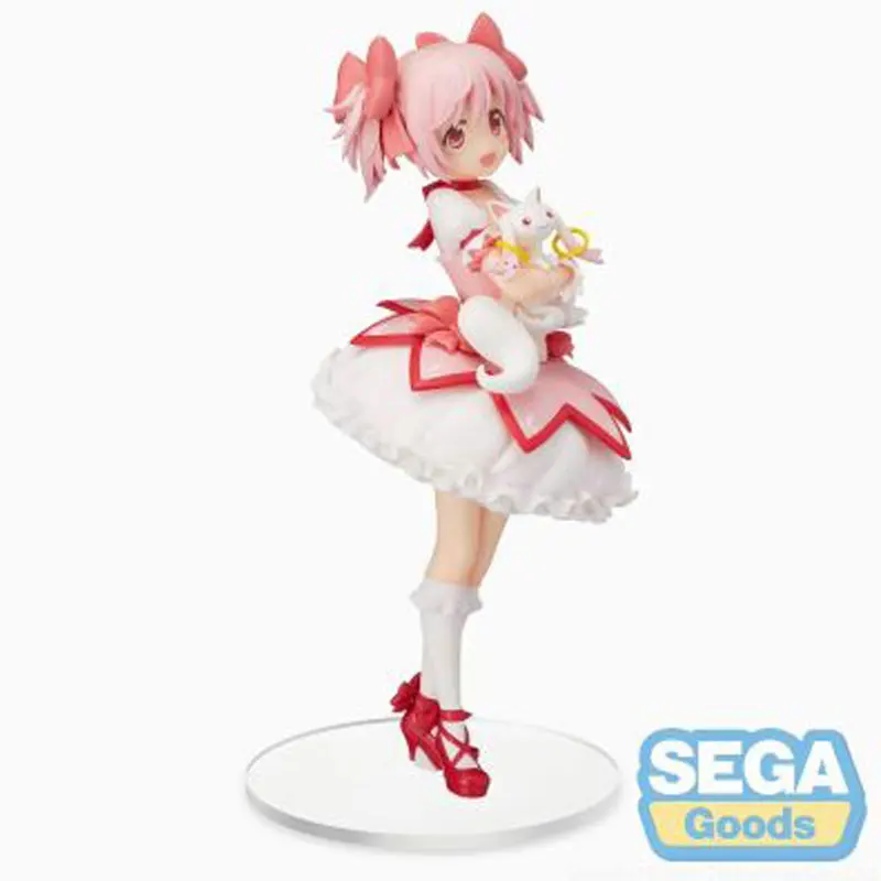 Original Genuine Sega Kaname Madoka Tamaki Iroha Anime Action Pvc Figure Model Doll Toy Figurine Collectiable Ornament Gift Kids