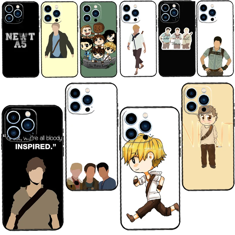 Newt The Maze Runner Phone Case For iPhone 14 11 12 13 Pro X XR XS Max 6 6S 7 8 Plus SE 2020 Back Cover