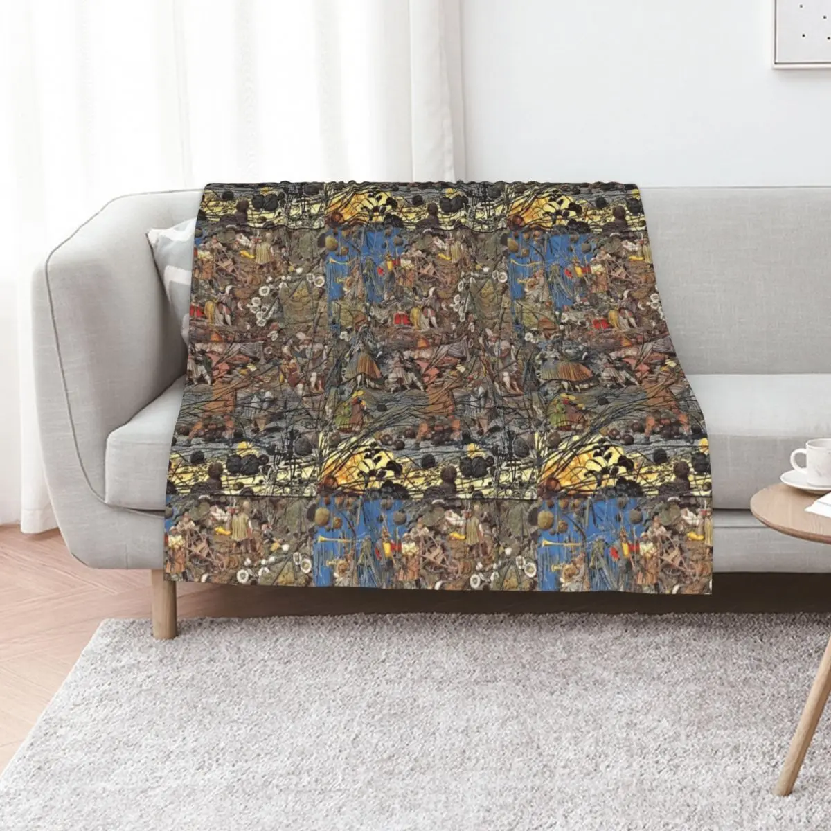 The Fairy Feller's Master Stroke - Richard Dadd victorian classic painting Throw Blanket