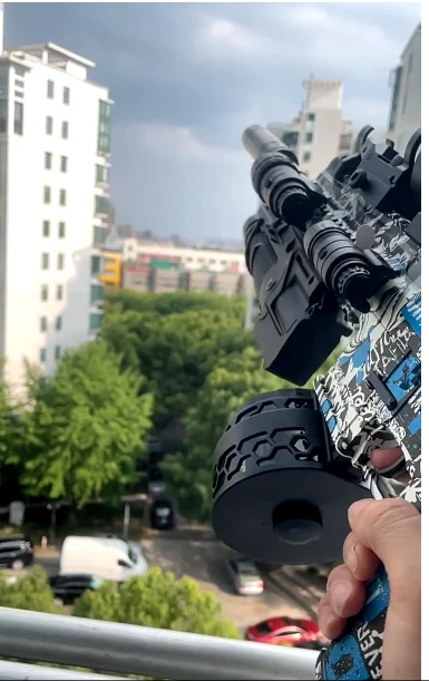 2025 Il più recente gel ball blaster, pistola giocattolo elettrica ad alta velocità con proiettile di cristallo, batteria ricaricabile a lunga durata, per esterni