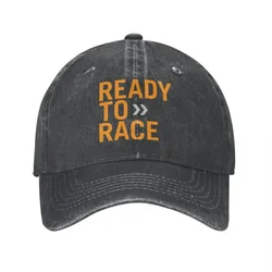 Ready To Race Spring Autumn Visor Cap Homme Baseball Cap Hip Hop Motocross Bitumen Bike Life Hats Washed 100% Cotton Casquette