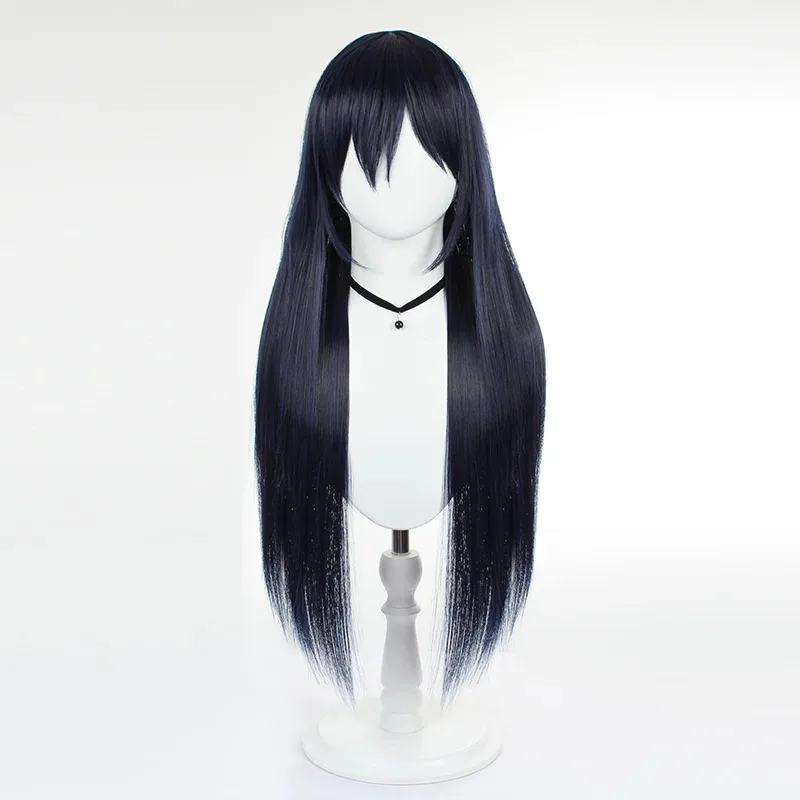 qq023Yandere Simulator Ayano Aishi Cosplay Costumes Game Anime Girls JK Uniform Outfit Sailor T-shirt with Skirt Black Wigs Set