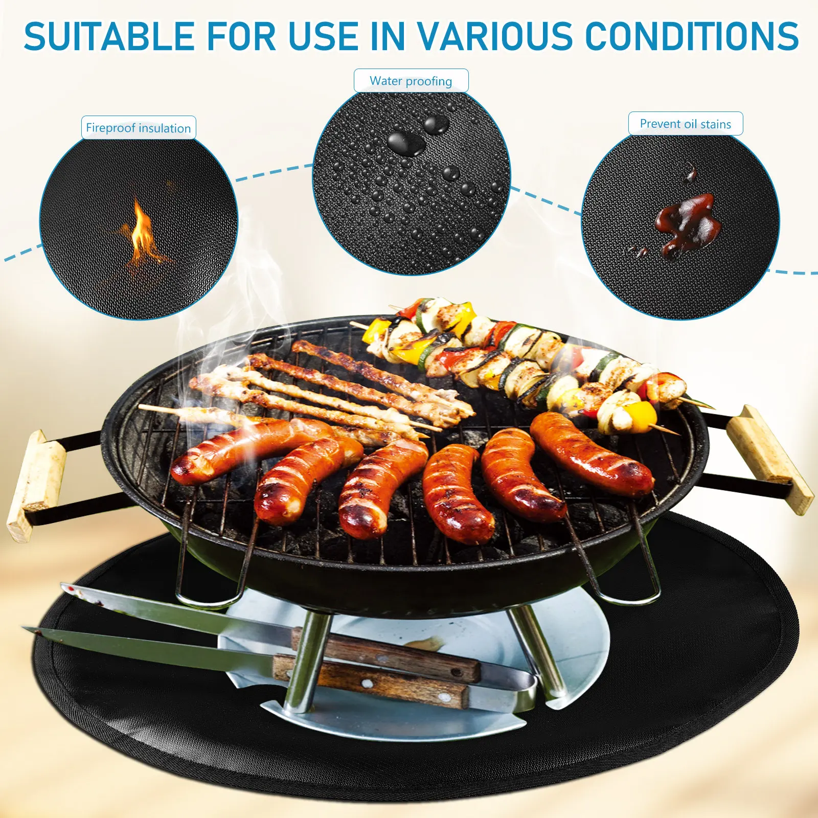 แผ่นรองกันความร้อนสำหรับเตาย่า - Heat Mat Silicone บทวิจารณ์และราคา