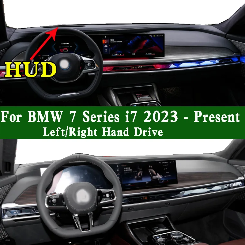 

For BMW 7 Series i7 2023 2024 Car-Styling Dashmat Dashboard Cover Instrument Panel Protective Pad Dash Mat Ornaments