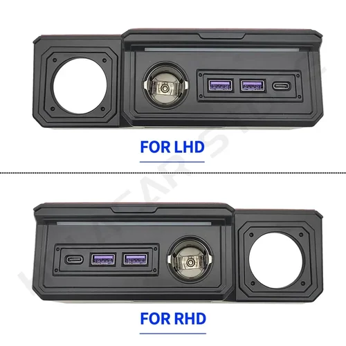 Imagen 2 del producto Jimny USB tipo C puerto de carga Control Central expande carga adaptador de encendedor de cigarrillos para Suzuki Jimny JB64 JB74 2019-2025