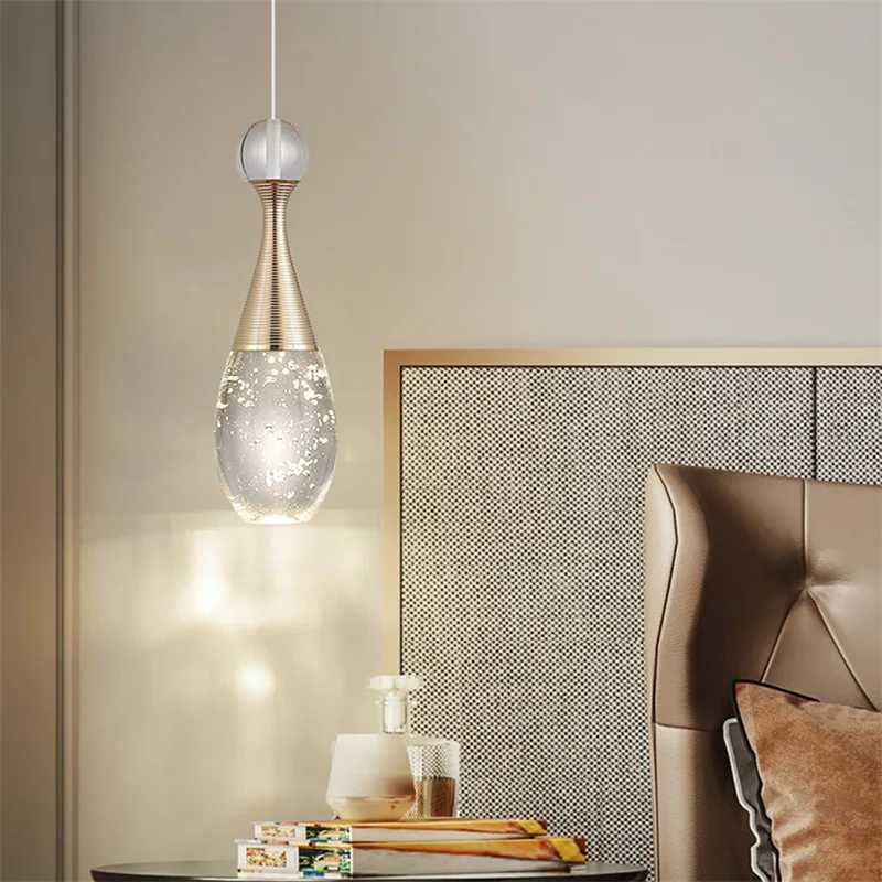 

TEMAR Contemporary Pendant Lamp Creative Crystal Chandelier LED Fixtures Light Decorative for Bedroom Dining Room