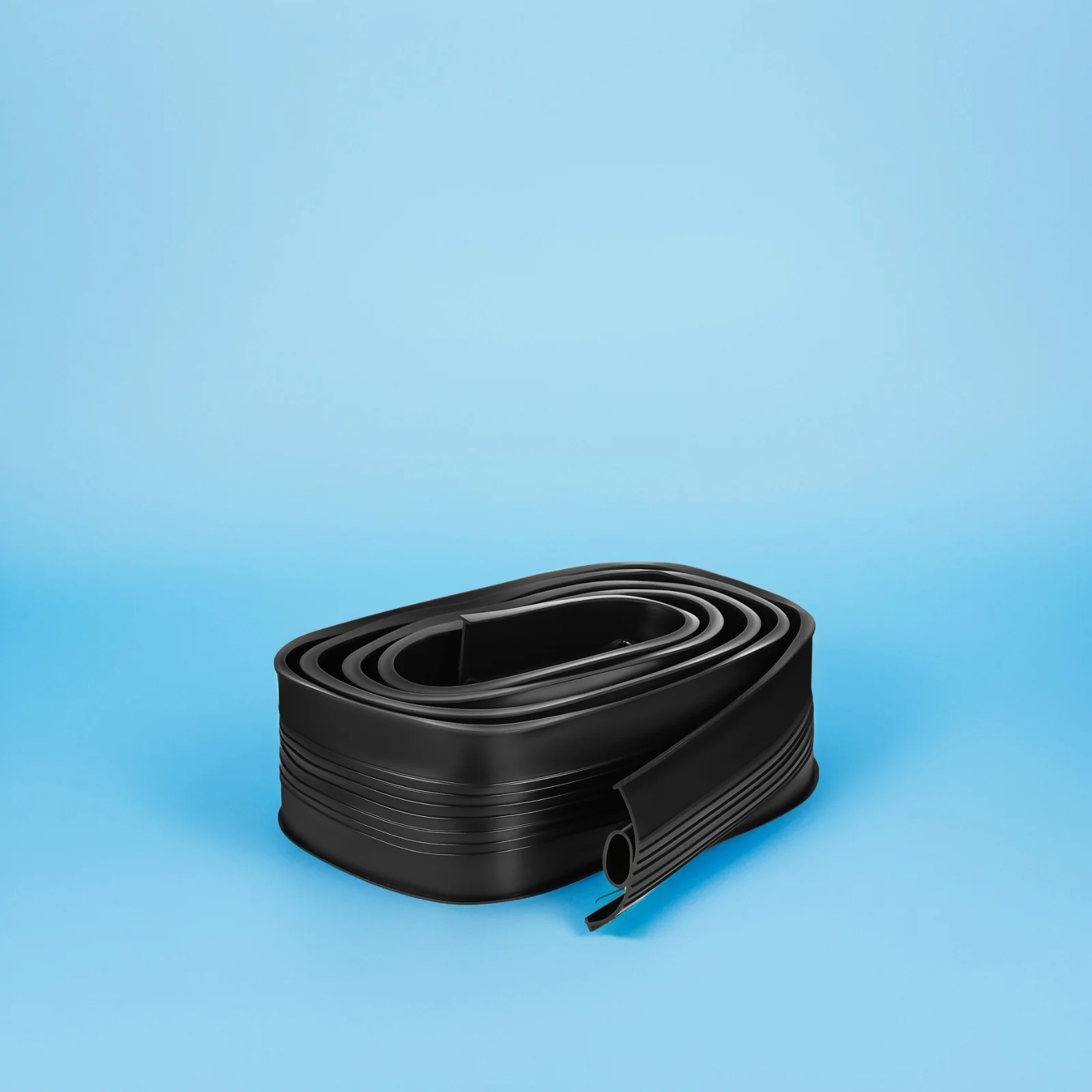 1 لفة باب المرآب أسفل شريط عازل Epdm مانعة لتسرب الماء عتبة طوقا لعزل الفجوة عازل للصوت حماية مقاومة للماء