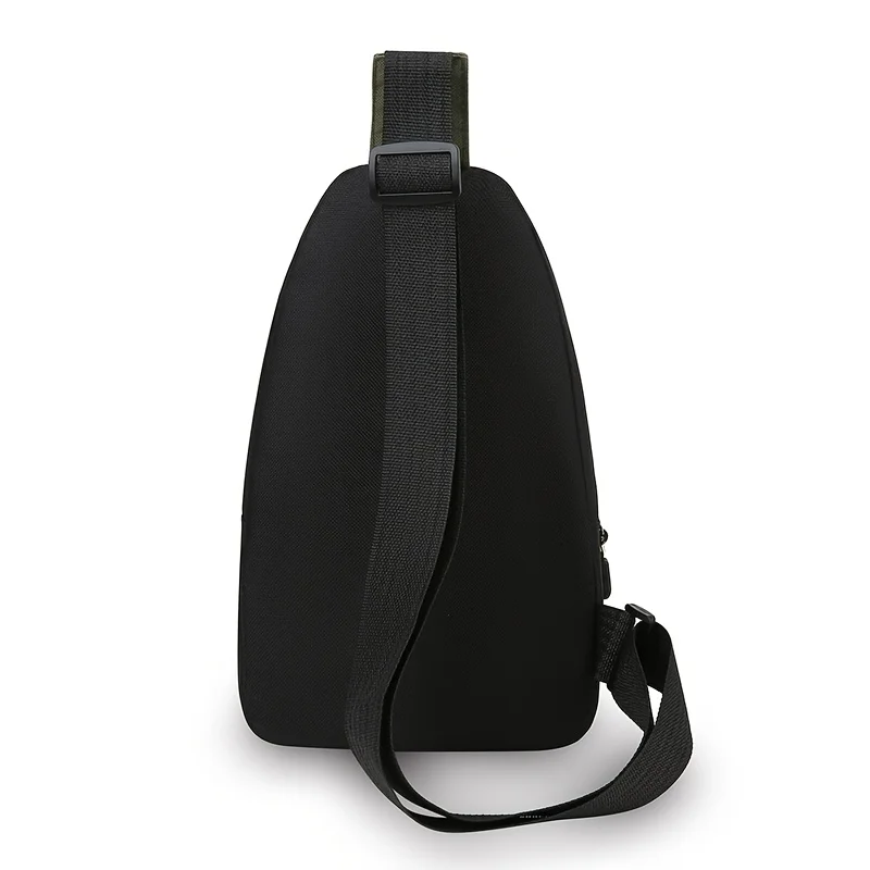 Herren Brusttasche Wasserdichte Oxford Umhängetasche Lässiger Reise-Schulterrucksack Outdoor-Sport-Tagesrucksack – Detail 7