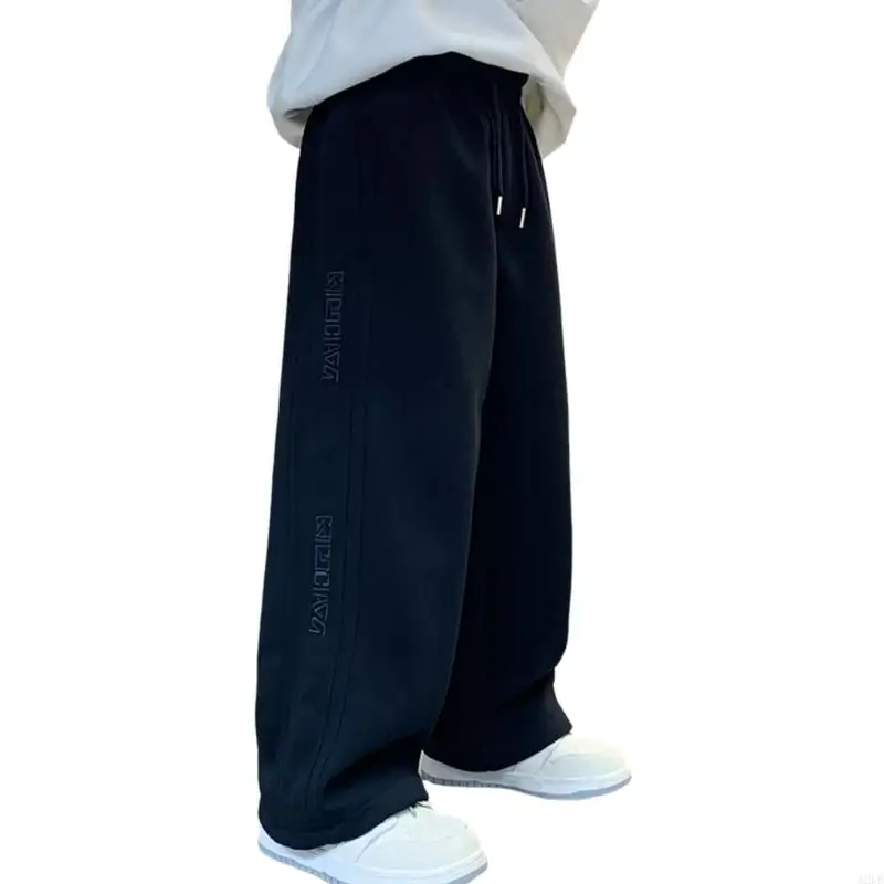 Dehnbare Joggerhose für große Jungen, atmungsaktiver und weicher Stoff, perfekt für sportliche Freizeitkleidung und den Gebrauch – Detail 4