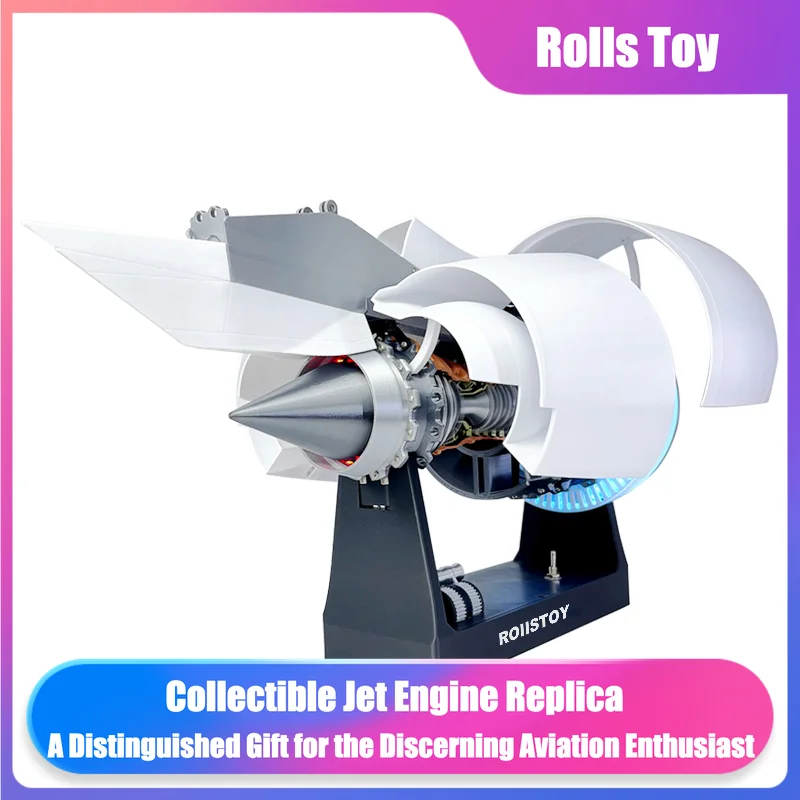 تشوه ايرباص الطائرات توربوفان محرك نموذج الجمعية بدء التشغيل متغير السرعة 41 سنتيمتر هدية عيد ميلاد لعبة أطفال الديكور