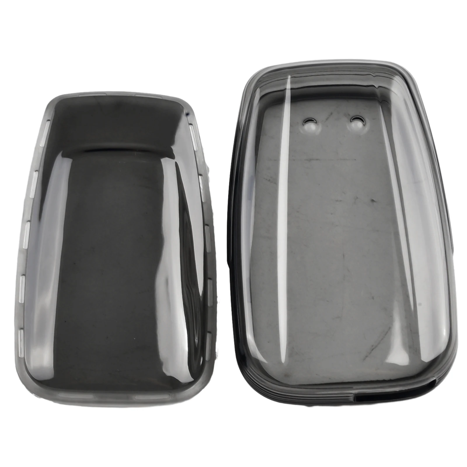 1Pc Black Transparent Key Fob Case Cover For Toyota For Highlander For RAV4 Auto Interior Accessories High Quanlity