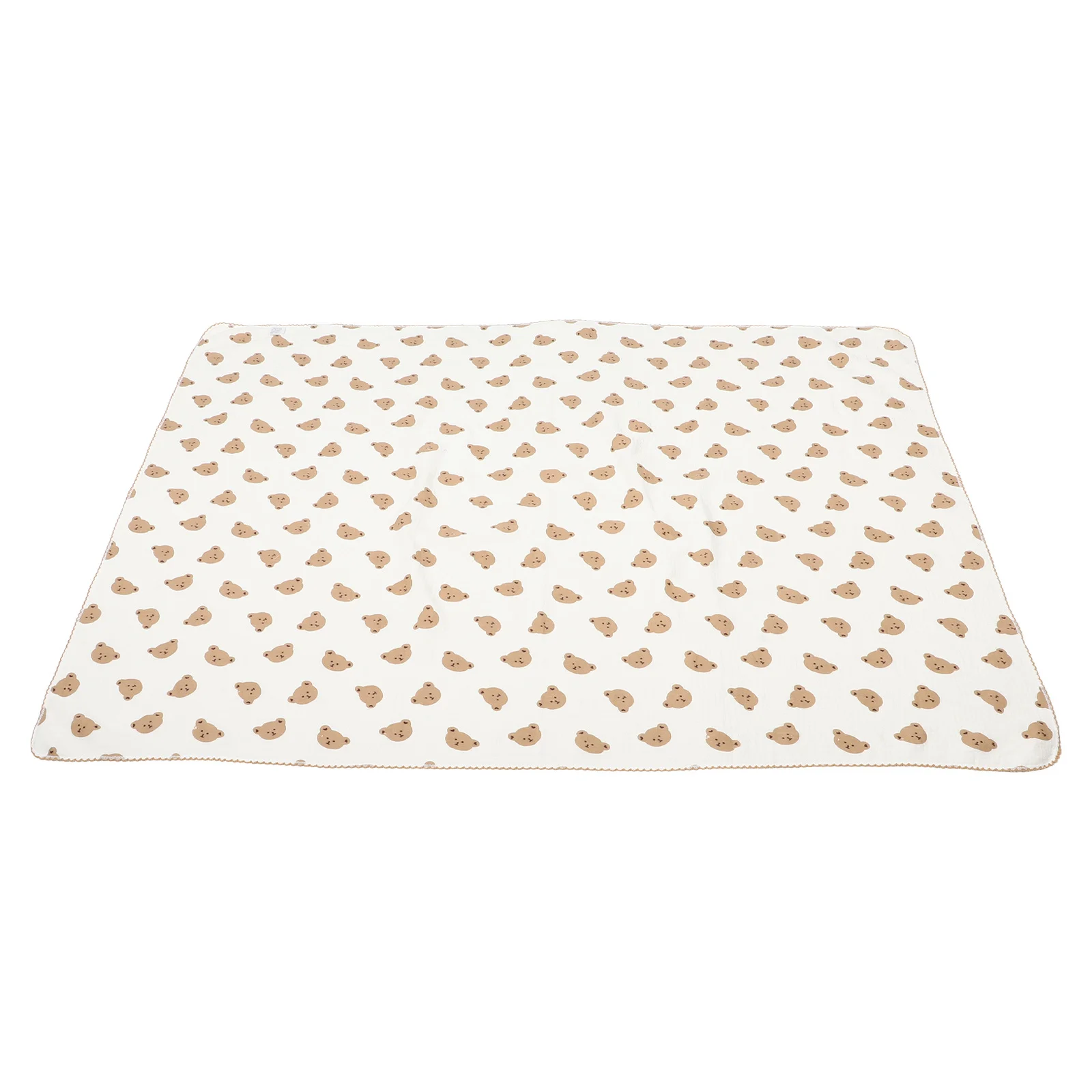 

Муслиновое детское одеяло с рисунком медведя, мягкое двухслойное хлопково-марлевое одеяло, банное полотенце, детское покрывало, одеяло для малышей