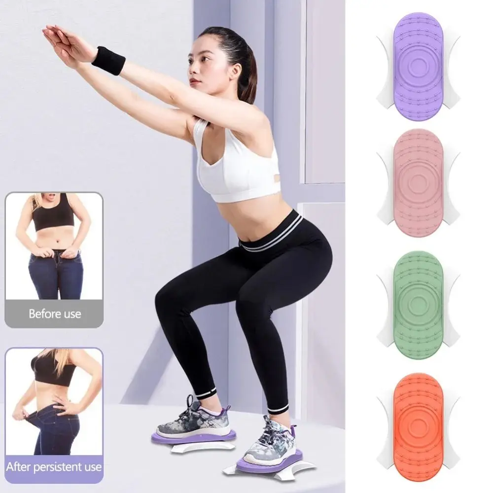 Separate Waist Twisting Board Anti-slip Silent Twisting Fitness Equipment Flexible Thin Waist Aerobic Rotating Plate Office