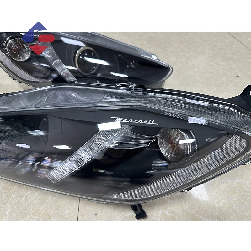 High Quality Factory Wholesale Led Headlights Black Background Headlight Assembly for Maserati GT GTS Car Light Front Headlight