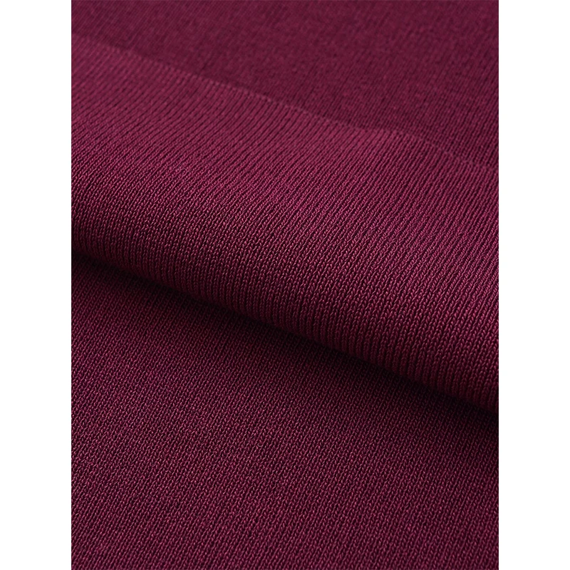 YENKYE Vestido rojo vino de punto con corte frontal para mujer, sin mangas, cuello redondo, bodycon, vestidos sexys