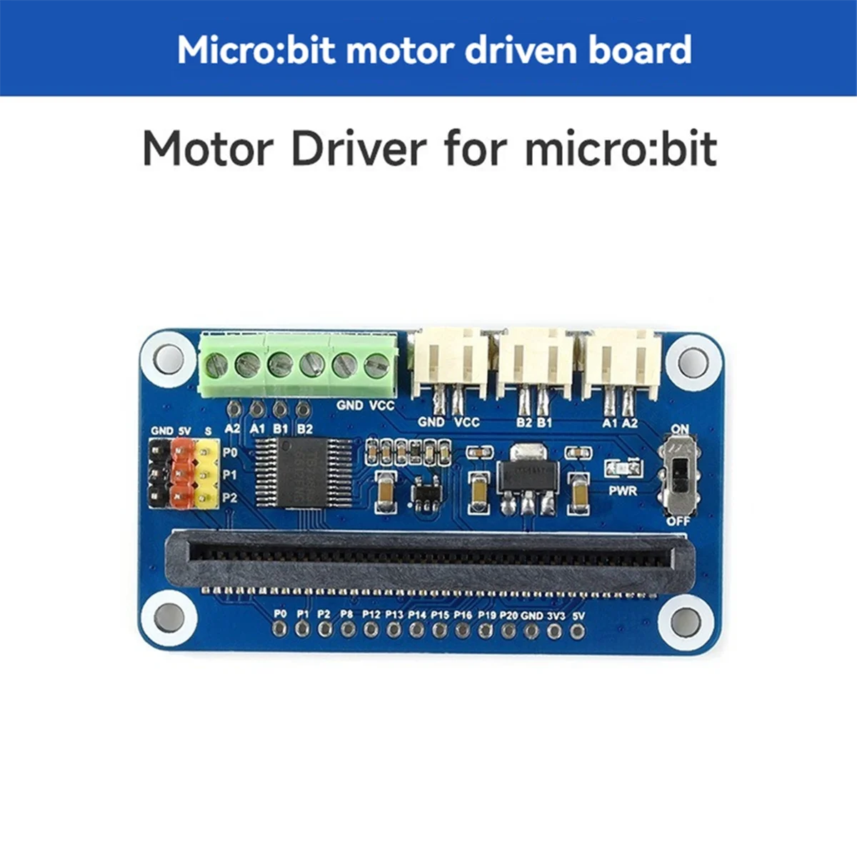 SCLS 2 قناة سائق المحرك توسيع لوحة القطع ل Microbit مايكرو بت V1.5 V2 مجلس اندلاع درع وحدة