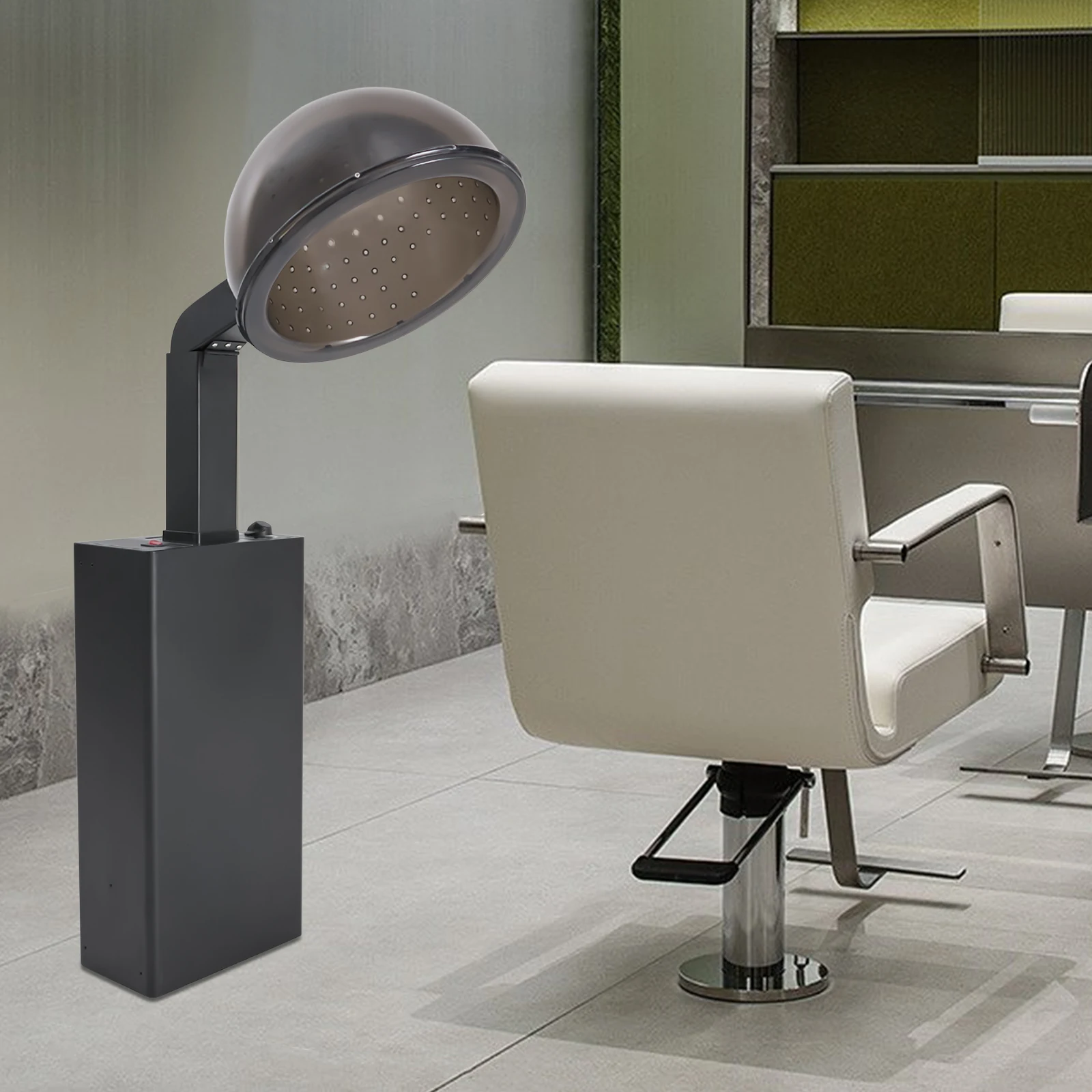 Hooded Hair Dryer, 185-284 ℉ Hot Air Precise Temperature Control Intelligent Operation Comprehensive Care for Beauty Hair Salon