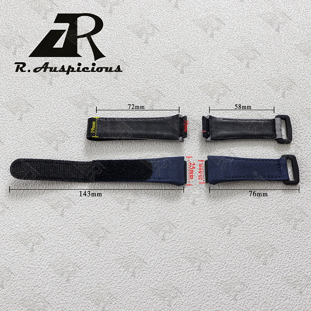 Nylon Watchband for Richard Mille RM27 RM50 RM11 Canvas Watch Bracelet Men\'s Watches Band Watch Strap Watch Tool Accessories