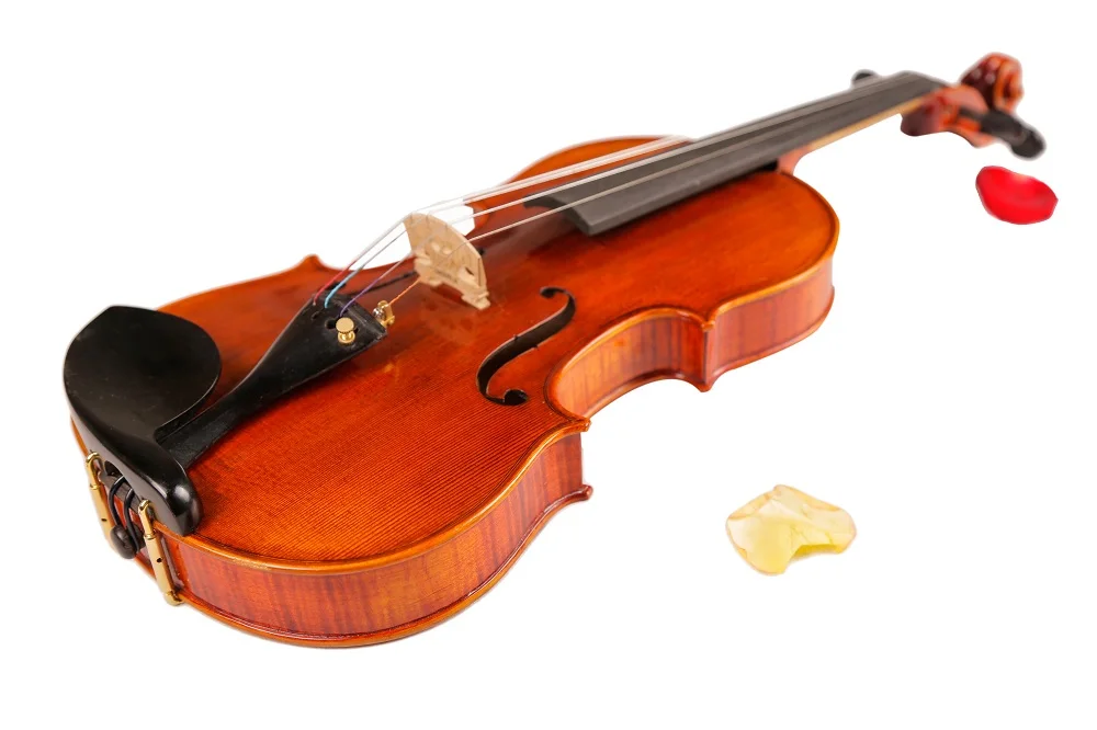 

High Grade 4/4 Full Size Decorative Acoustic Violin Premium Solid Wood Stringed Musical Instrument For Professional Play