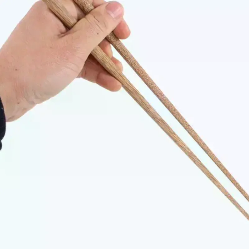 1Pair 32cm Length Deep Fry Kitchen Tools Noodle Chopsticks Food Sticks Chinese Style Lengthen Hot Pot Wooden Cooking