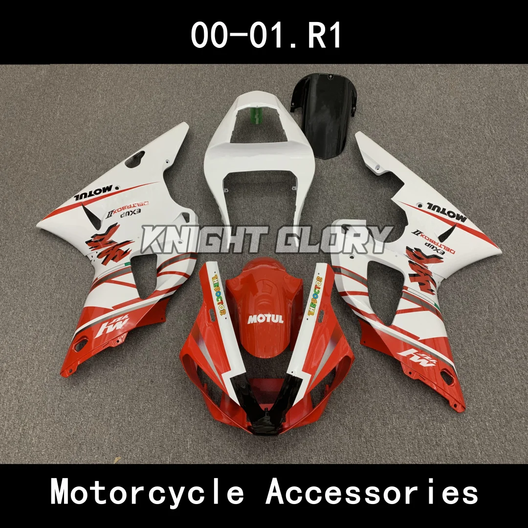 

Suitable for YZF-R1 YZF R1 2000 2001 Motorcycle Shell Fairing Spoiler Bodywork Set ABS Injection Molding RN04