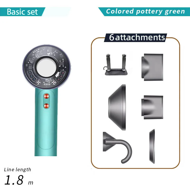 

Leafless Hairdryer With Negative Ion Hair Care, High Power For Quick Drying, Home Use With Constant Temperature ControlHairdryer