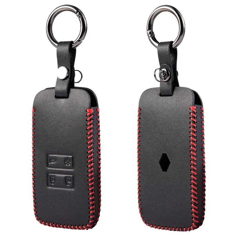 Leder-Autoschlüsselhülle für Renault Austral, Kadjar, Clio, Megane, Captur, Arrana, Kolaos, Zoe, Scenic, Dacia Sandero, Duster, Logan, Jogger