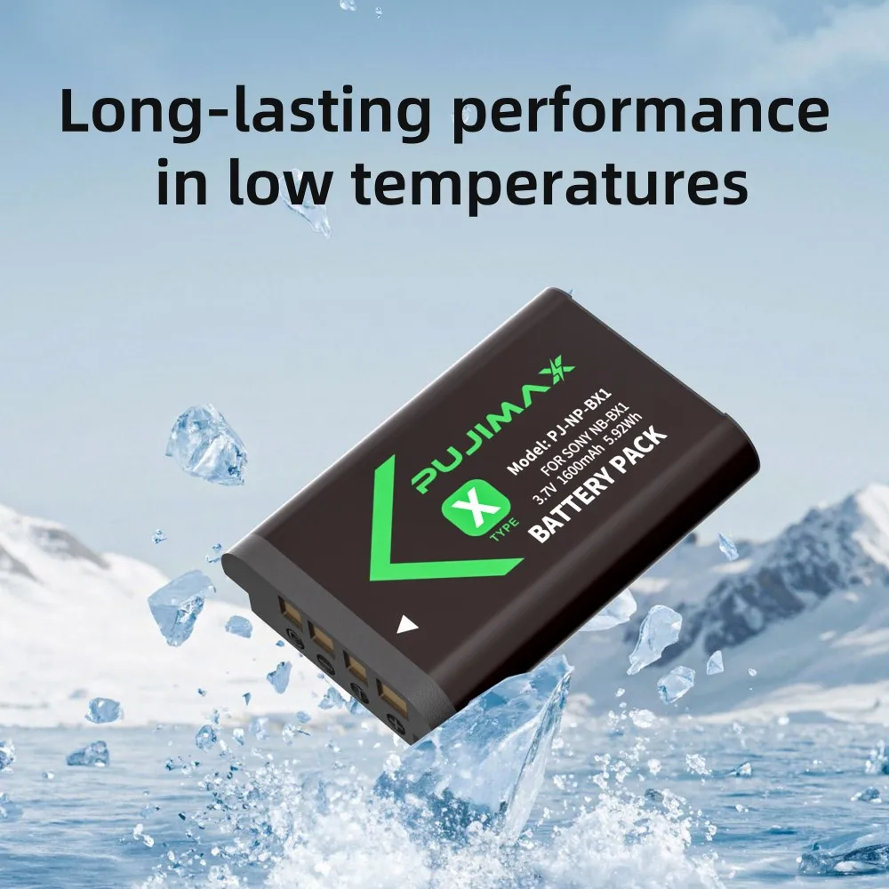 

PUJIMAX For SONY NP-BX1 npbx1 np bx1 Battery FDR-X3000R ZV-1 RX100 M7 M6 AS300 HX400 HX60 WX350 AS300V HDR-AS300R FDR-X3000