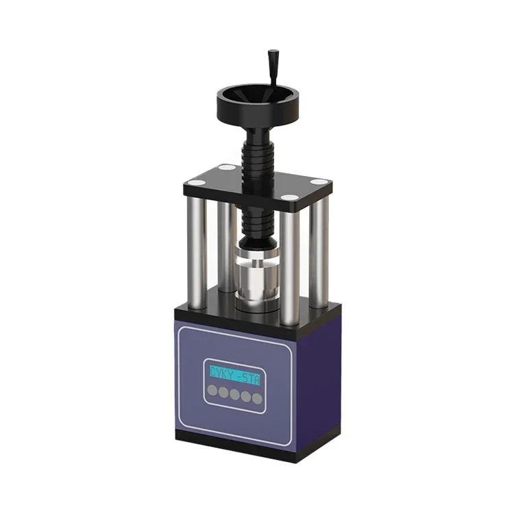 compact electric compressive & oil-less press with a digital pressure gauge