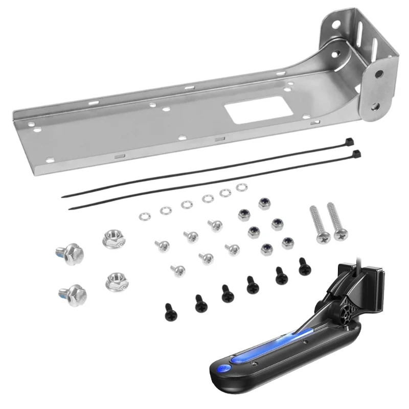 Corrosion Resistant Mounting Bracket Easy Install for StructureScan 3D TotalScan 000-12603-001 Marine Transducer Replace D7YA