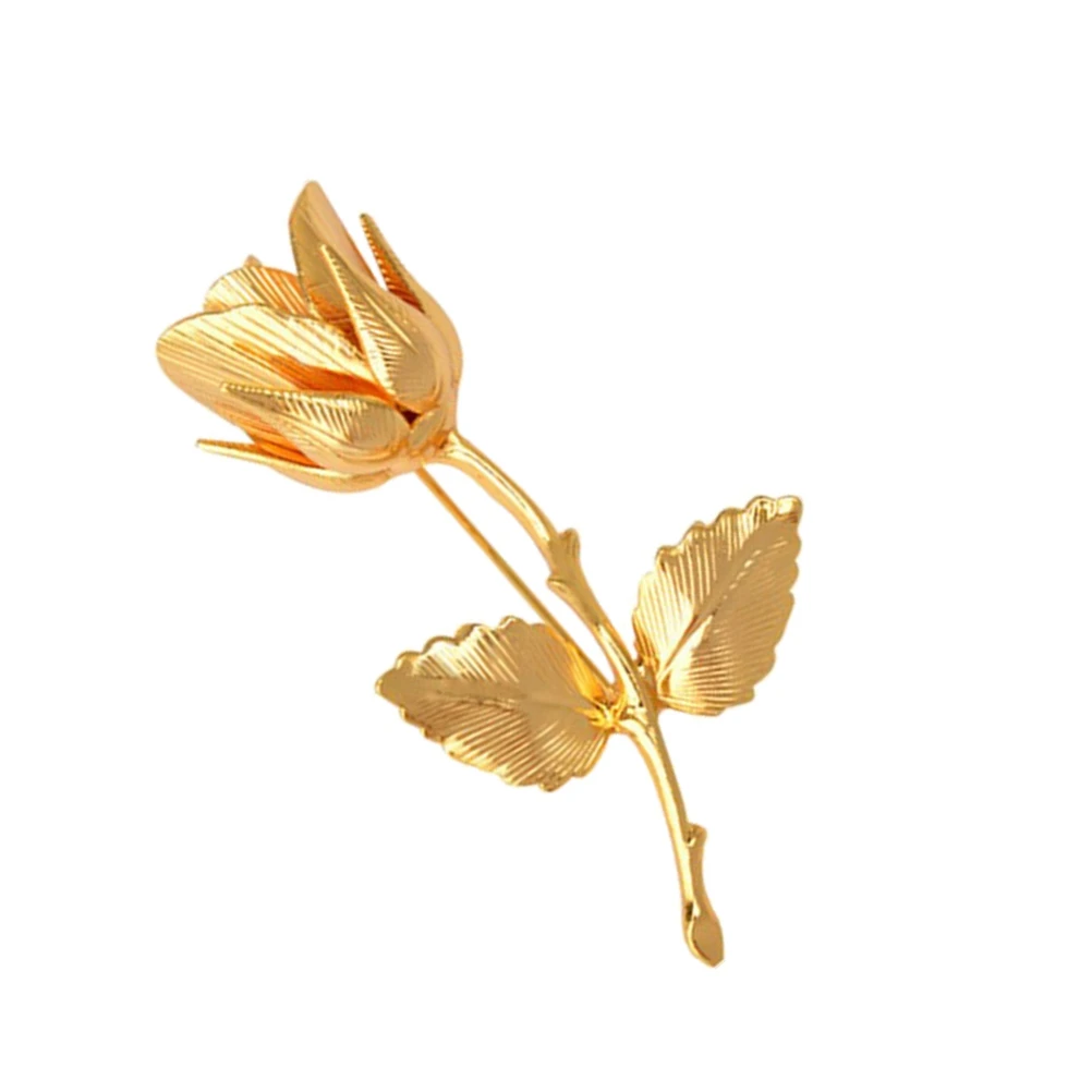 

Rose Brooch Pin Women Vintage Corsage Breastpin Alloy Flower Boutonniere Pins Jewelry For Bag Dress Shirt Hat Scarf Shawl Party