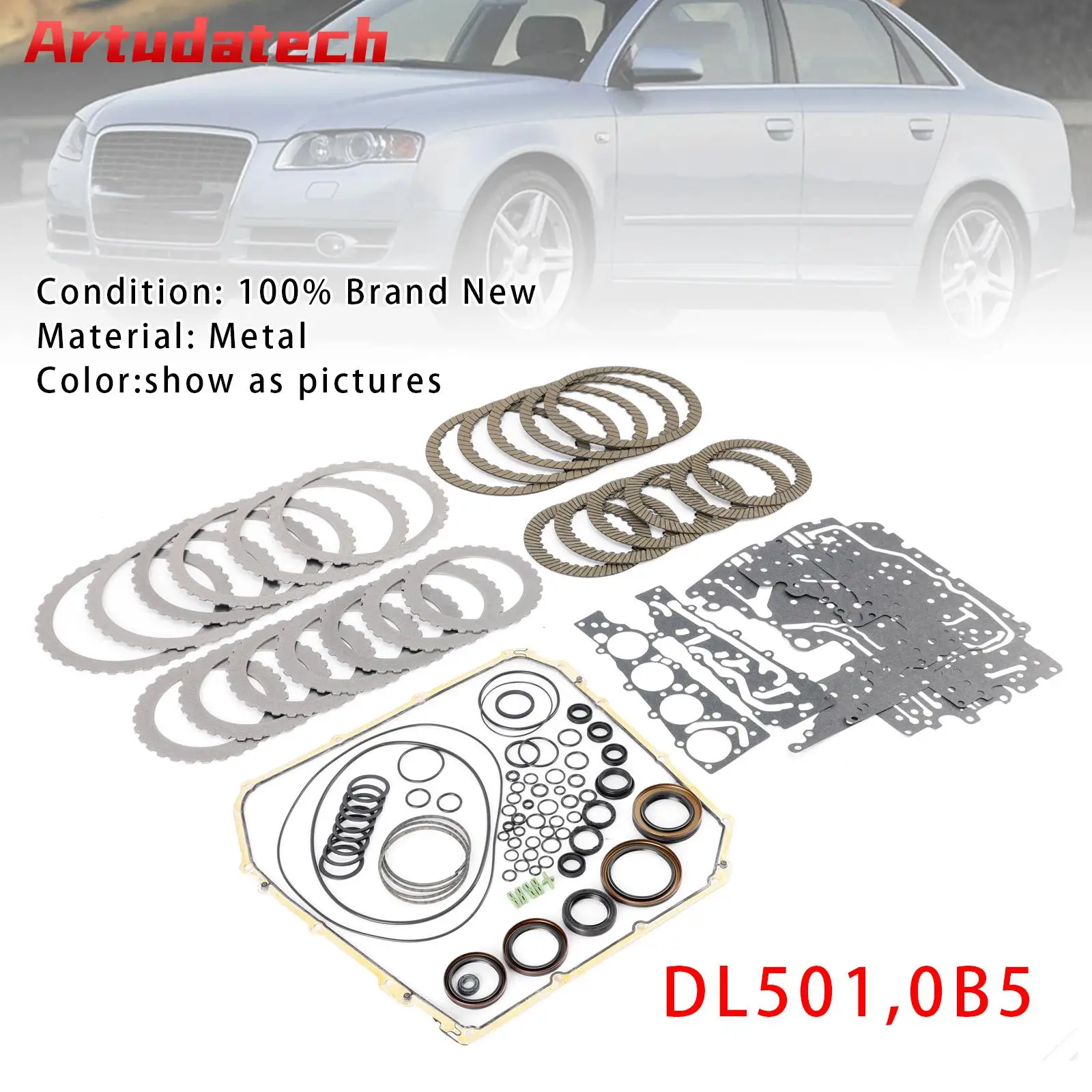 

Artudatech 0B5 DL501 Transmission Master Rebuild Kit For Audi A4 A5 A6 A7 Q5 Car Accessories