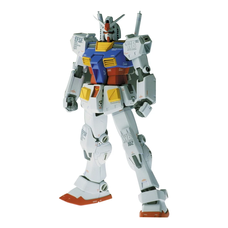 BANDAI-RX-78-2 Gundam MG 1/100 Ka versión UC Ready Player One Edition, Kit de modelo estándar, montaje Strike Freedom Original