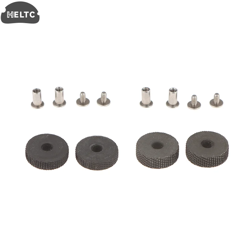 2 set 4 pezzi rivetti cherosene universale argento rimovibile vite dado rivetto set di ruote in acciaio per Zippo riparazione benzina parte fai da te