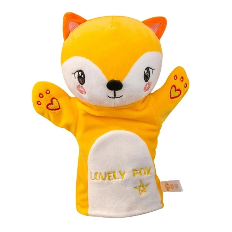 Marioneta mano animales para padres e hijos, marioneta dedo felpa, juguete educativo, 15UB