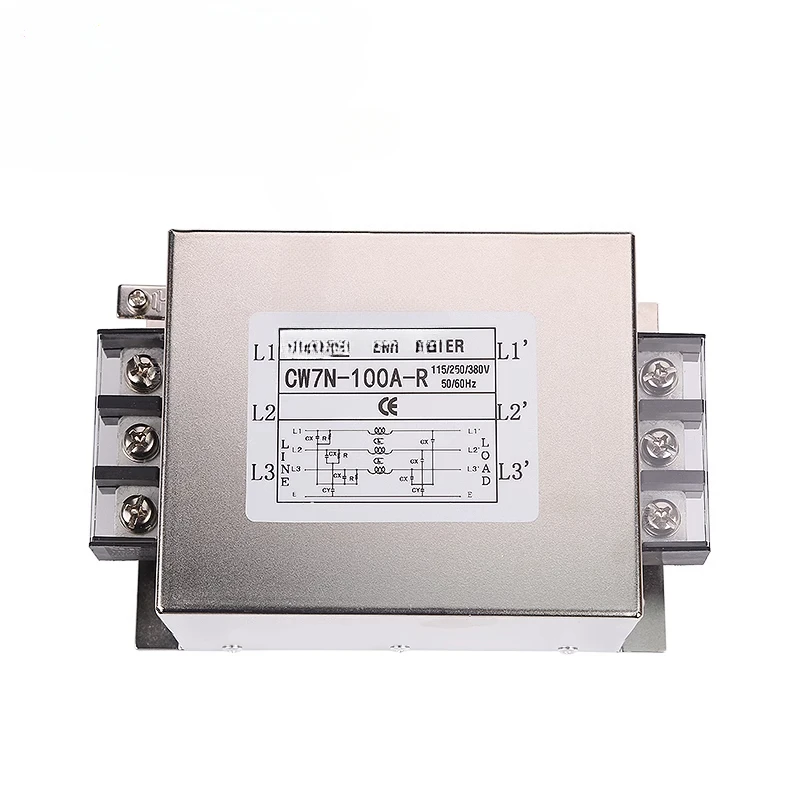 Suitable for KEILS terminal block power filter three-phase 380V anti-interference CW7N-300A-R