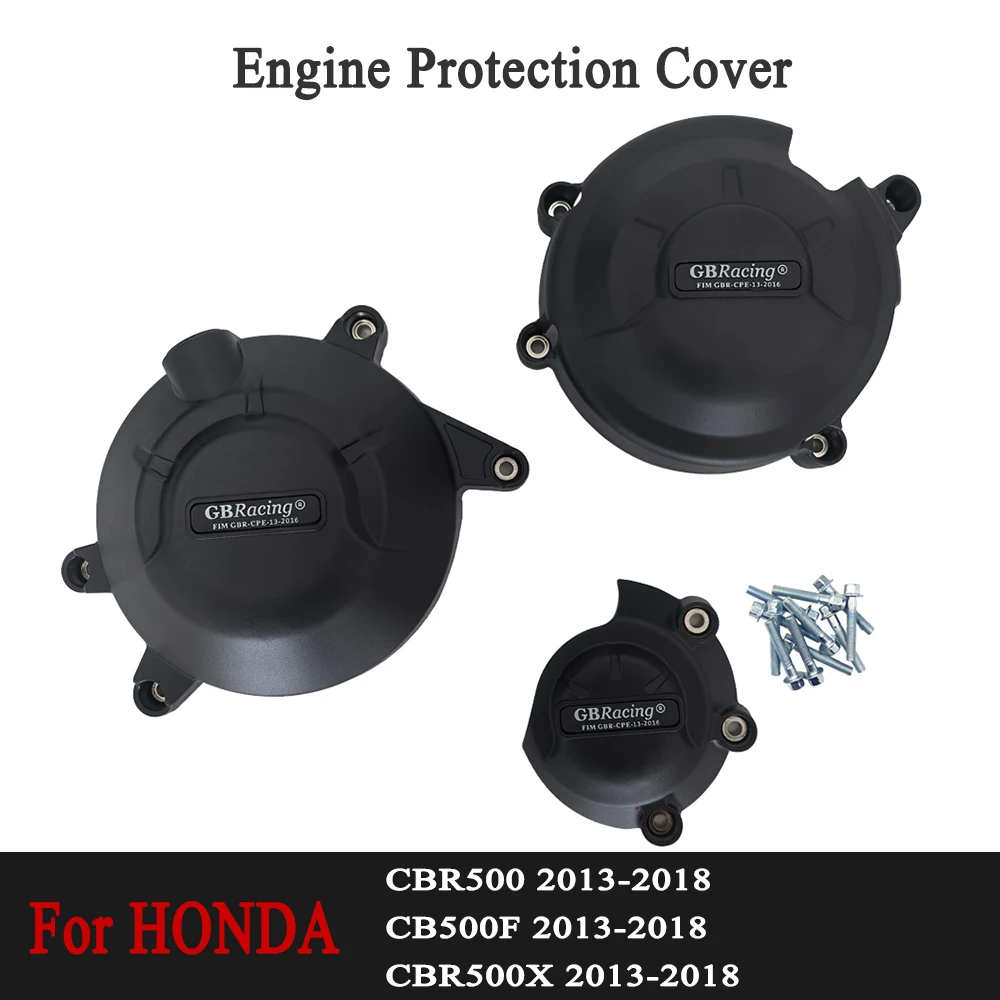 

Для HONDA CB500X CB500F CBR500 2013 2014 2015 2016 2017 2018, аксессуары для мотоциклов, комплект защиты крышки двигателя