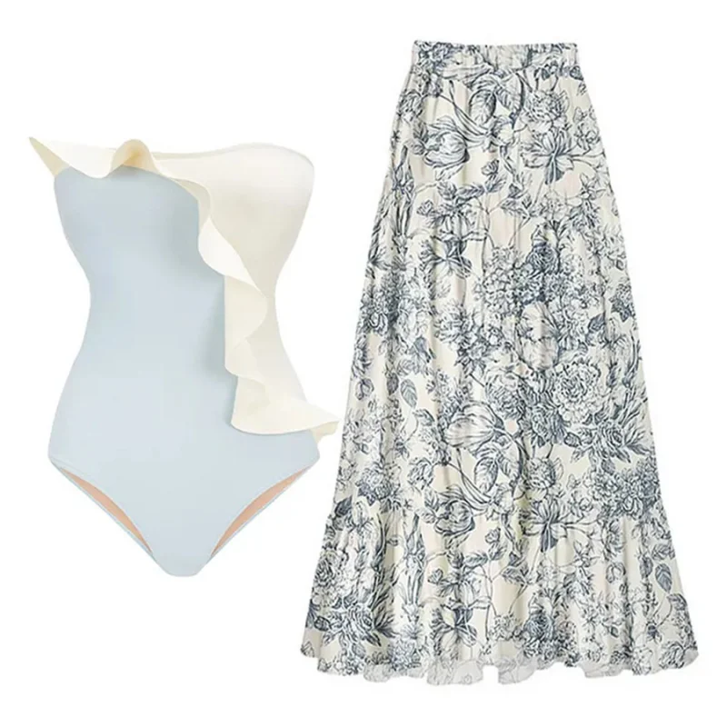 

Новинка 2023, сексуальный купальник Bal Color Blo Piece, женский консервативный купальник Hot Spring Vaion, треугольный дизайн, нет...