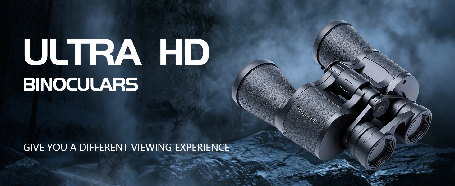 Professionelles 10X50 Fernglas mit Hoher Vergrößerung, Tragbares Langstrecken-Zoom-Objektiv für Jagd, Camping, Vogelbeobachtung, Premium-Optik – Detail 7