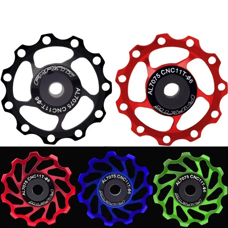 MTB Mountian Road Bike Rear Derailleur Ceramic Bearing 11T 13T Pulley Jockey Wheel CNC Guide Roller Bicycle Parts