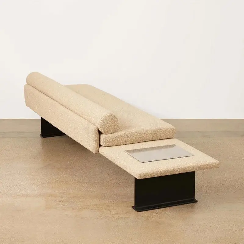 

Luxury American Style Metal Fabric Ottoman, Chic Bench for Dining, Entryway, Bedroom or Living Room Use Nordic Furniture Muebles