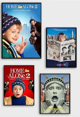 

Home Alone Movie Print Art Canvas Poster For Living Room Decor Home Wall Picture