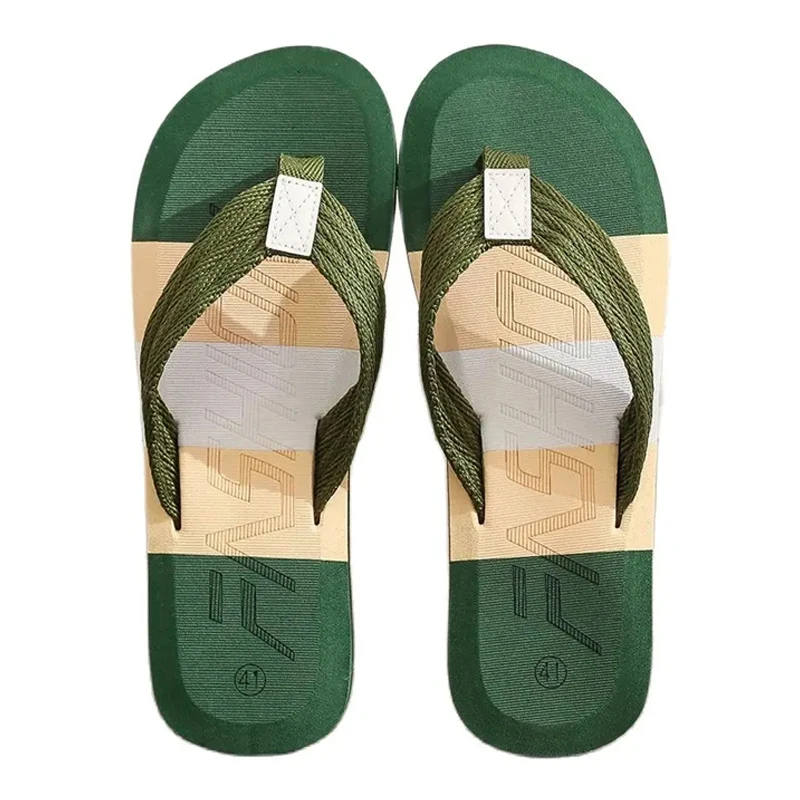 Chanclas antideslizantes para Hombre, sandalias de playa, zapatos planos informales para interiores y exteriores, novedad de 2024