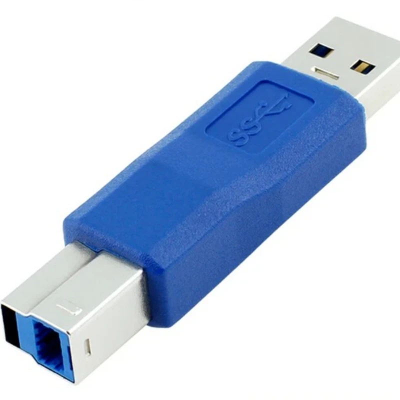 ADT-Link USB 3.0 타입 A 수컷에서 타입 B 수컷 플러그 어댑터 표준 변환기 AM에서 BM 커넥터 데이터 전송용