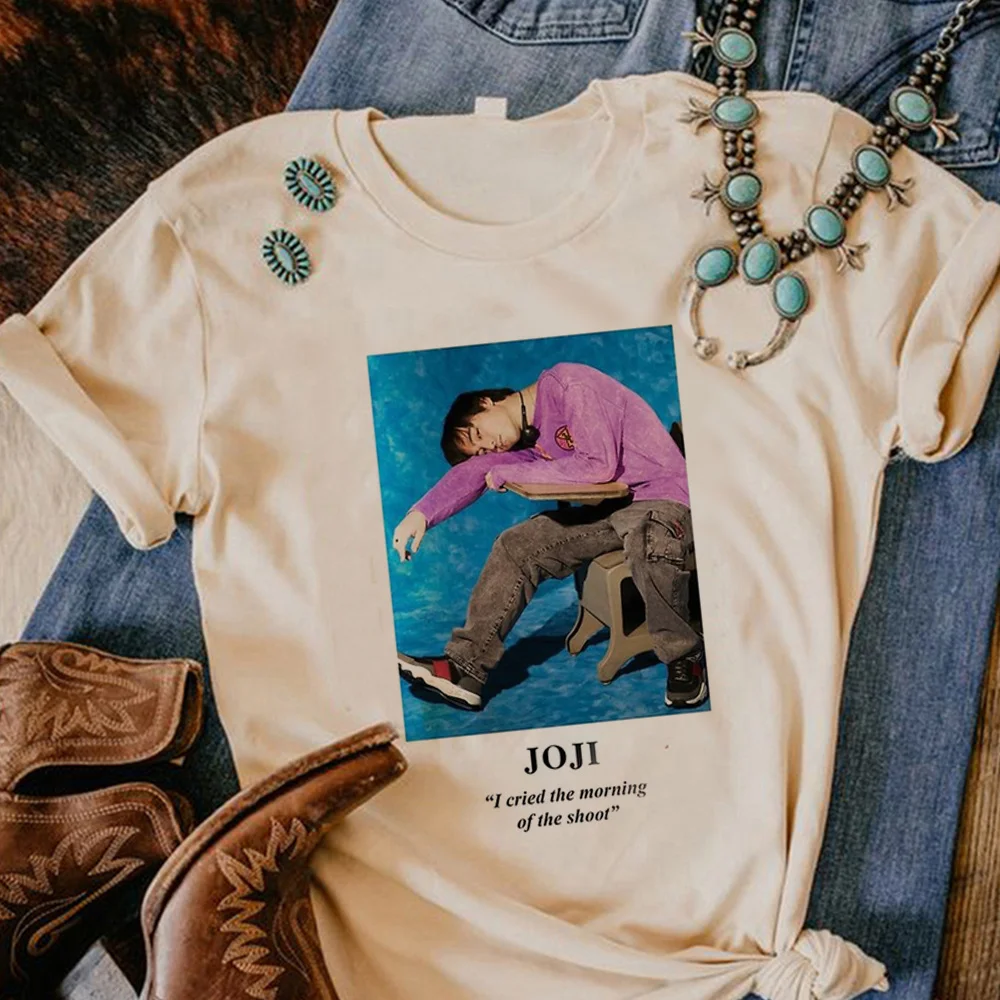 Joji t-shirt damski anime letni projektant tshirt damski grafika 2000s japońskie ubrania