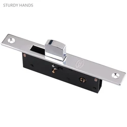 1 set of iron locks old-fashioned aluminum alloy glass sliding door floor lock framed balcony sliding door hook lock