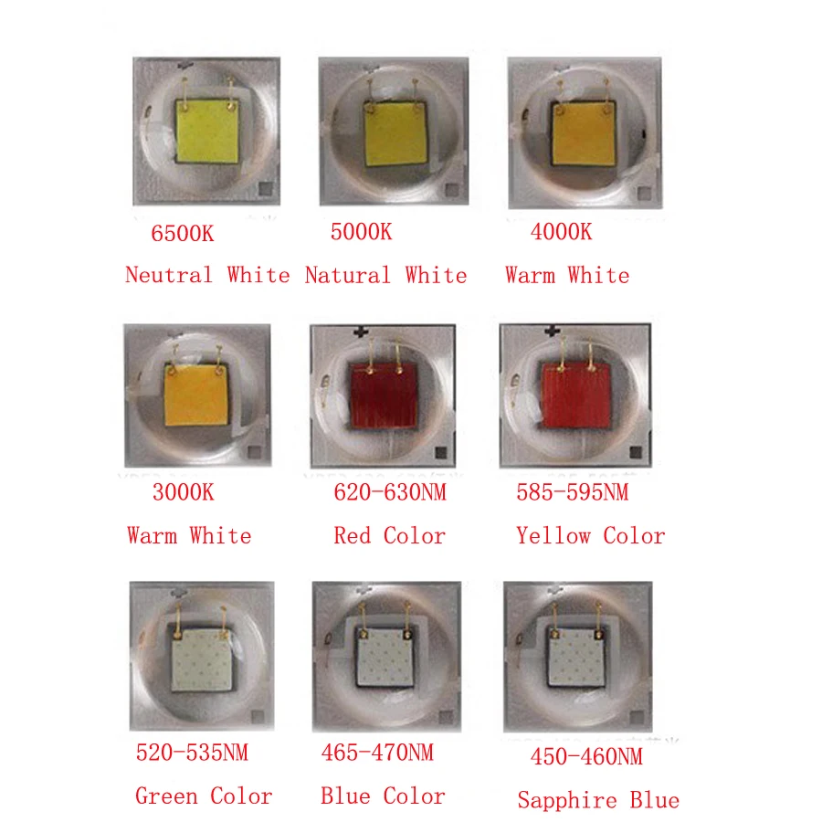 10PCS/20PCS SMD LED XPE2 3535 3V 3W High Power Warm White Red/Yellow/Green/Blue Color