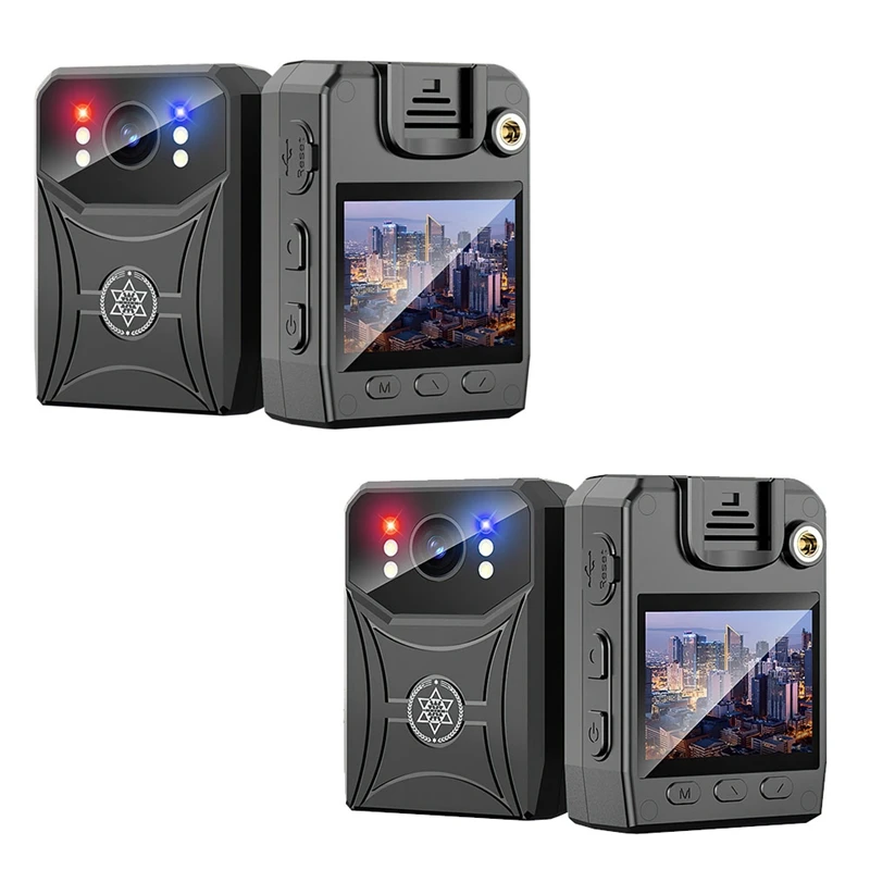 4K Mini Police Camera Digital Video Recorder Camcorder Camera IR Night Vision Body Camera Sports Back Clip