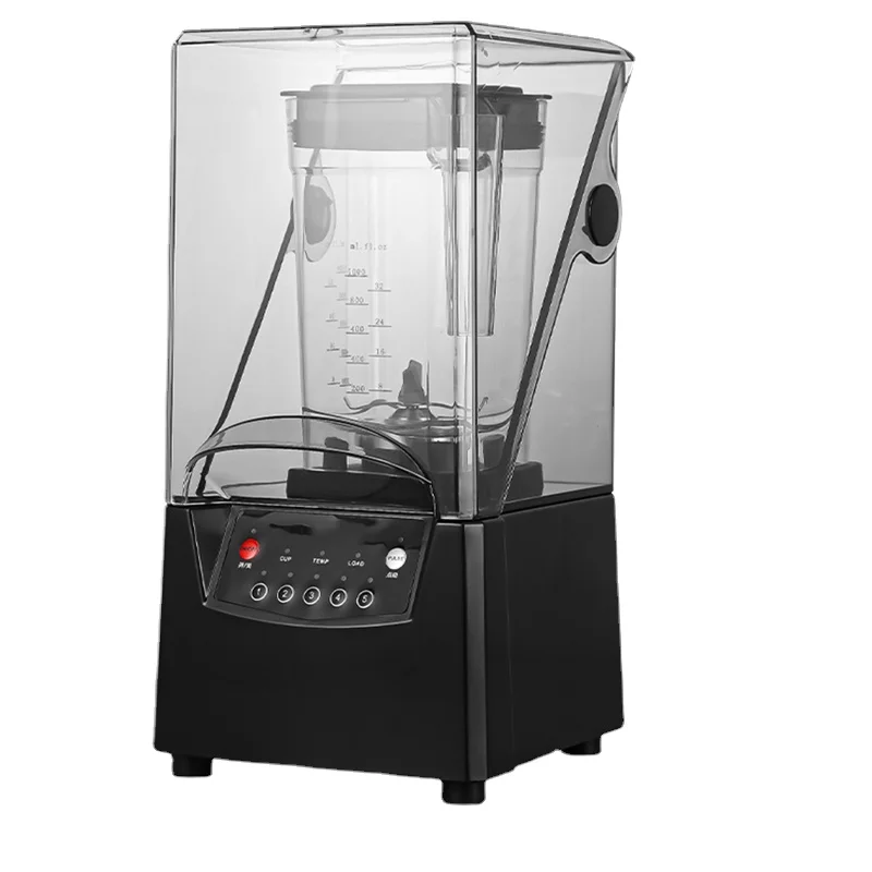 Smoothie Machine Commercial Hood Soundproof Cooking Machine Silent Mixer Milk Tea Shop Smoothie Crushed Ice Juicer